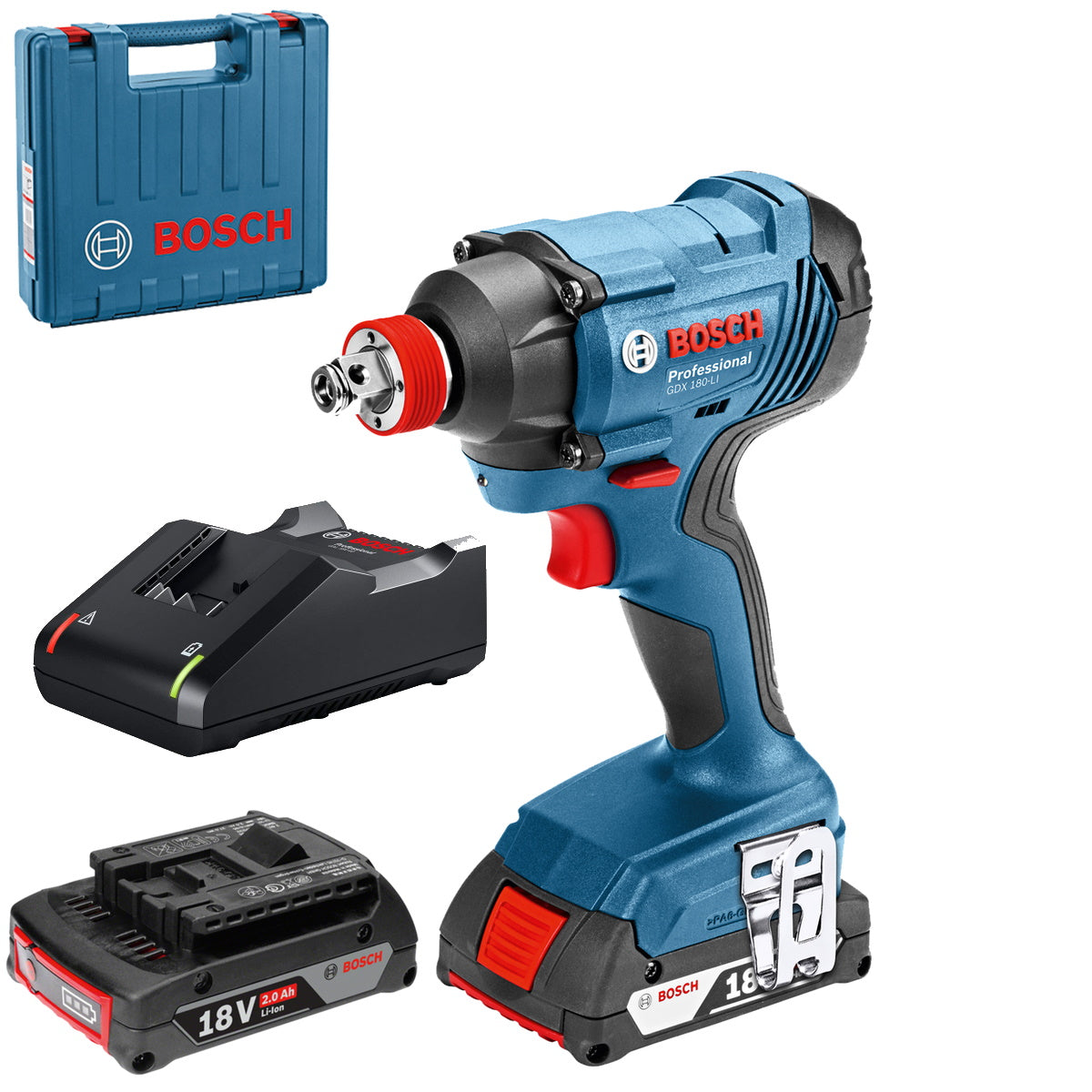 Bosch GDX 180 LI Professional Cordless Impact Driver Wrench PTS