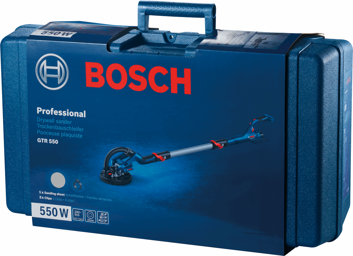 Buy Bosch Professional Drywall Sander GTR 550 06017D40K0 from Power Tool Services - Image 11 | Best Price