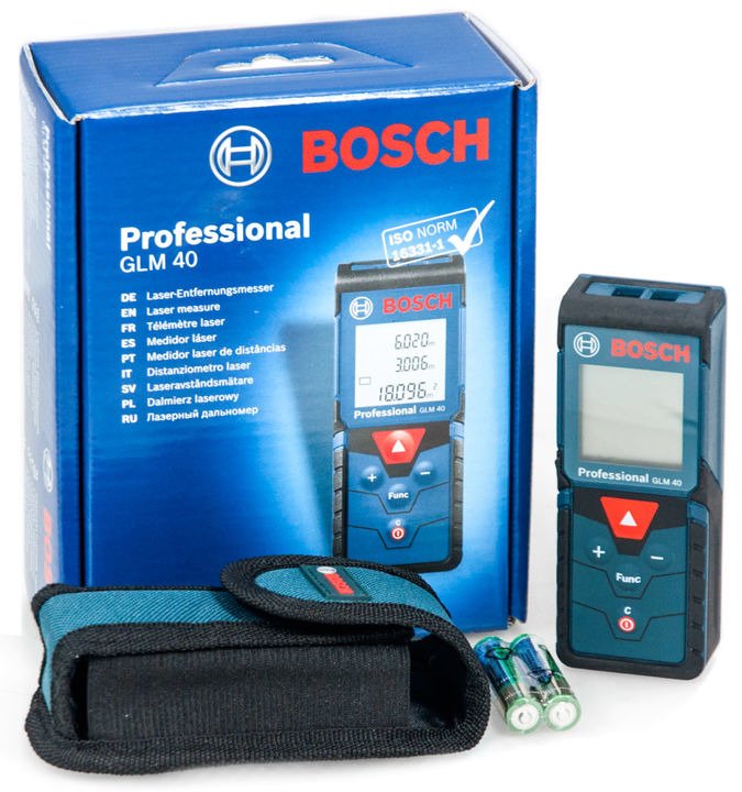 Buy Bosch Professional Laser Measure GLM 40 0601072900 from Power Tool Services - Image 1 | Best Price