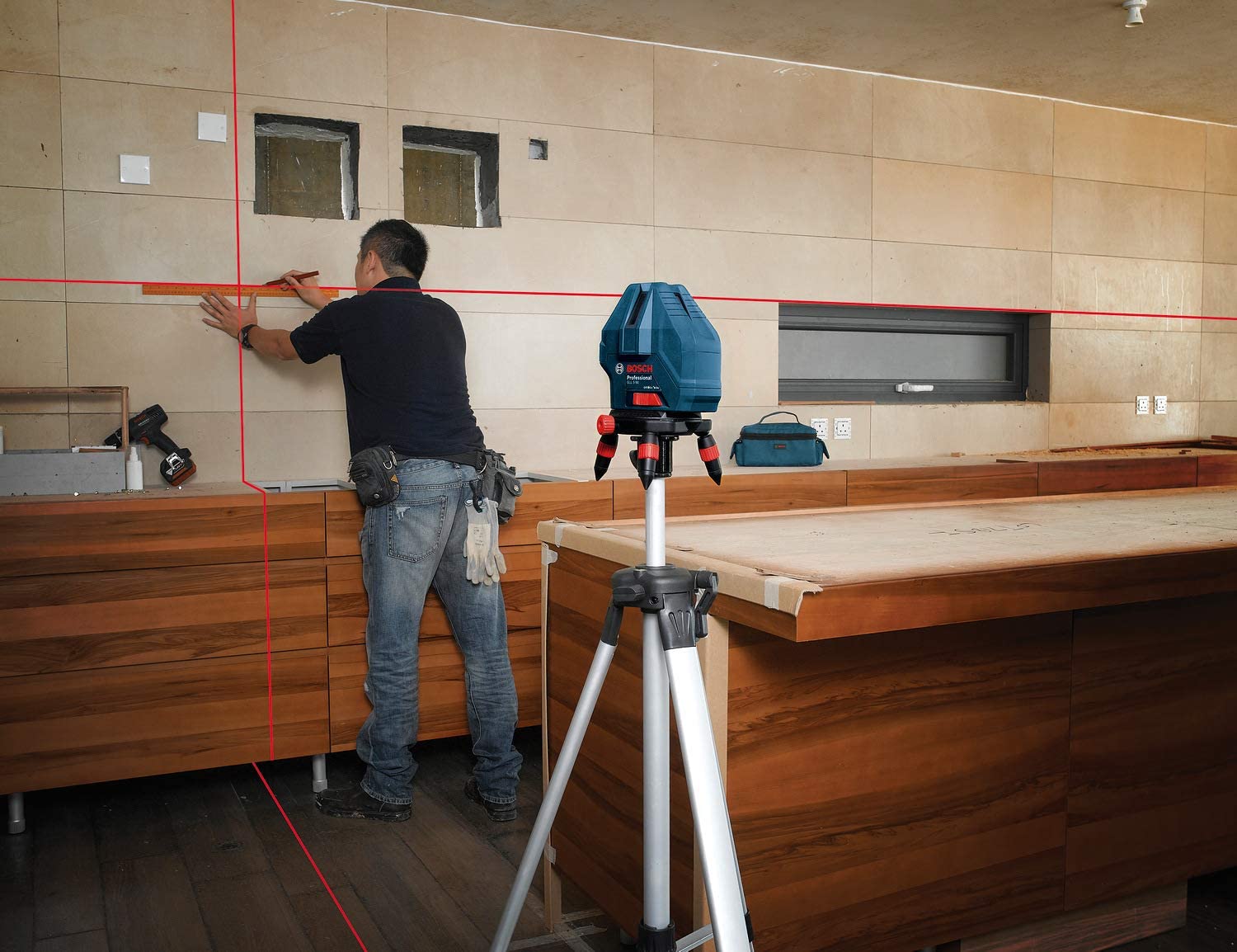 Buy Bosch Professional Line Laser GLL 5-50 X 0601063N00 from Power Tool Services - Image 5 | Best Price