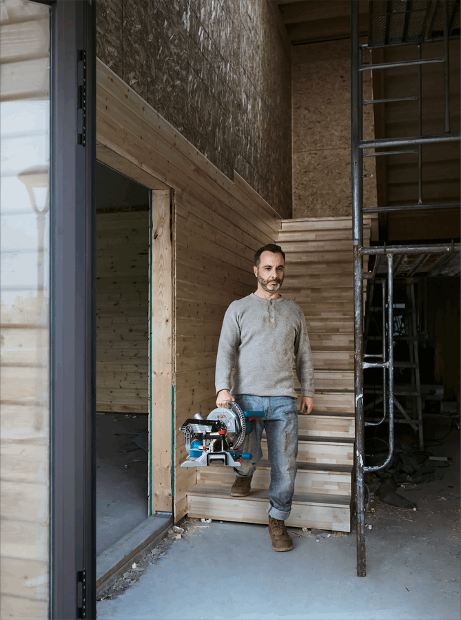 Buy Bosch Professional Mitre Saw GCM 216 0601B33001 from Power Tool Services - Image 2 | Best Price