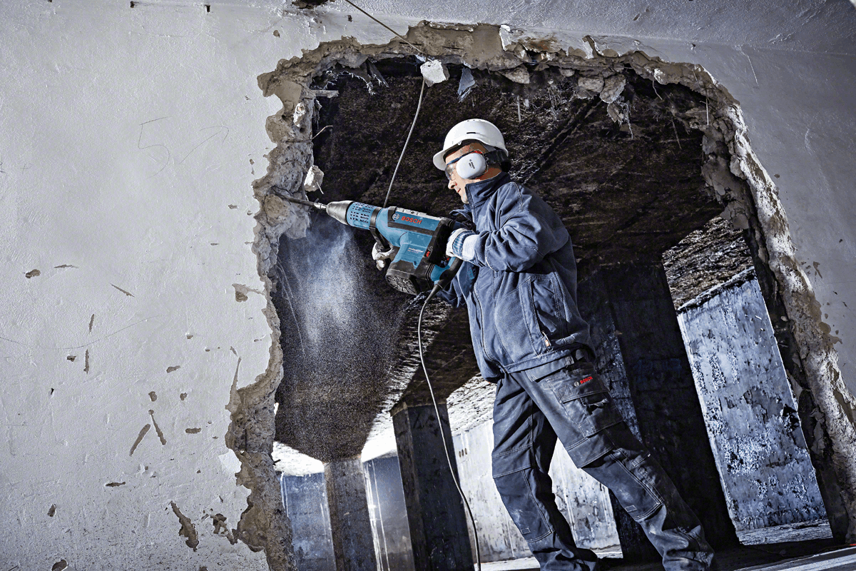 Buy Bosch Professional Rotary Hammer with SDS max GBH 12-52 DV 0611266000 from Power Tool Services - Image 4 | Best Price