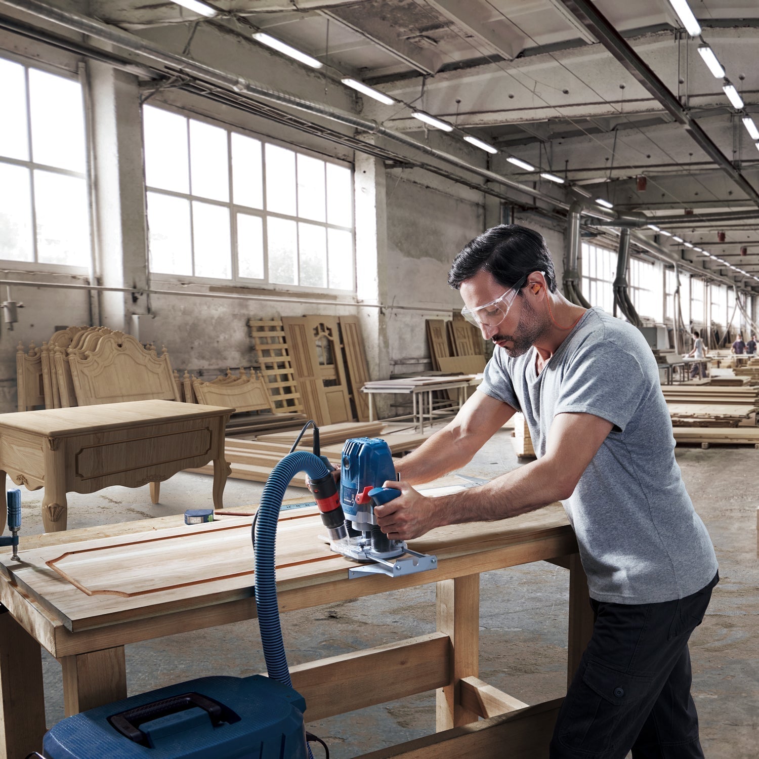 Buy Bosch Professional Router 1/4" / 8mm GOF 130 06016B70K3 from Power Tool Services - Image 6 | Best Price