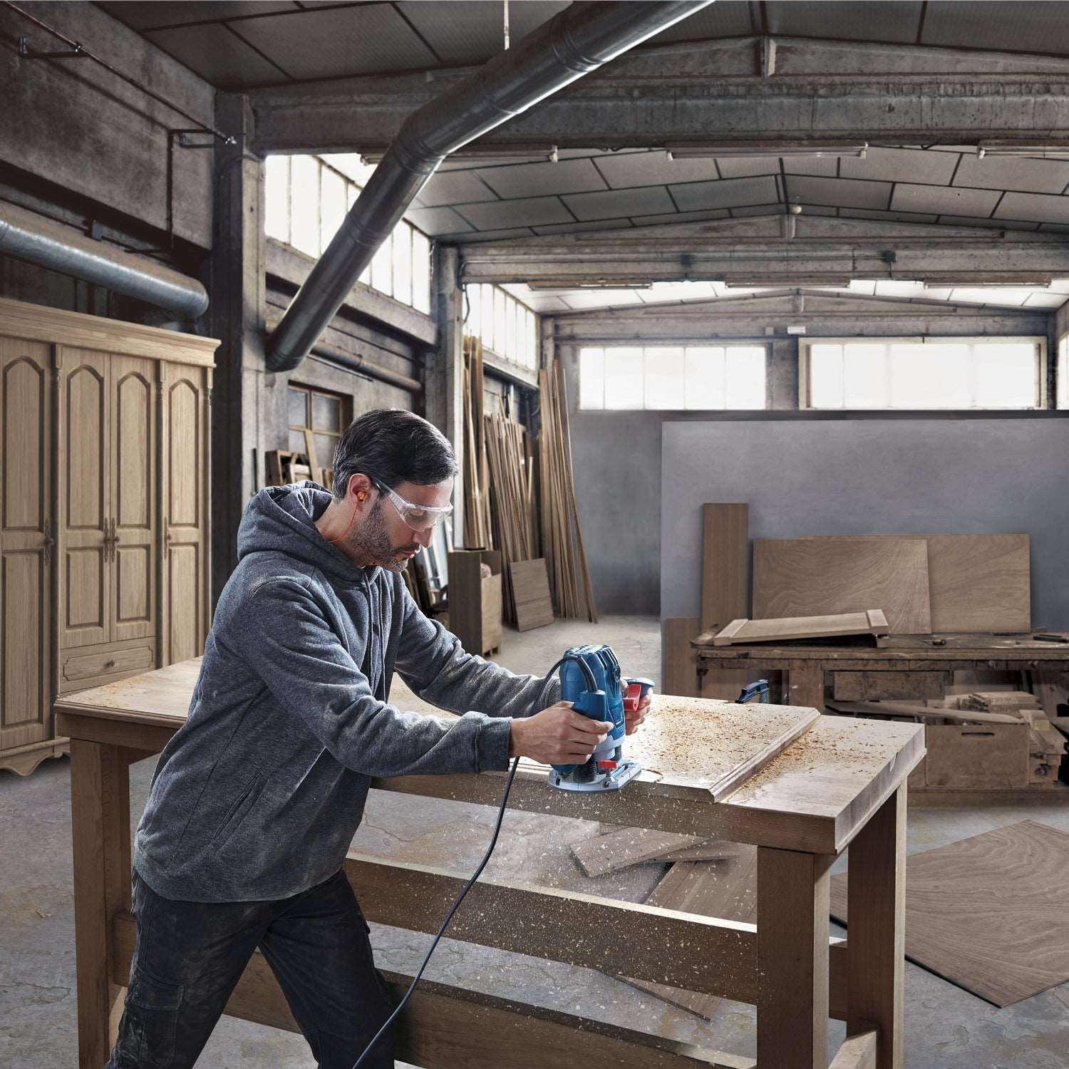 Buy Bosch Professional Router 1/4" / 8mm GOF 130 06016B70K3 from Power Tool Services - Image 4 | Best Price