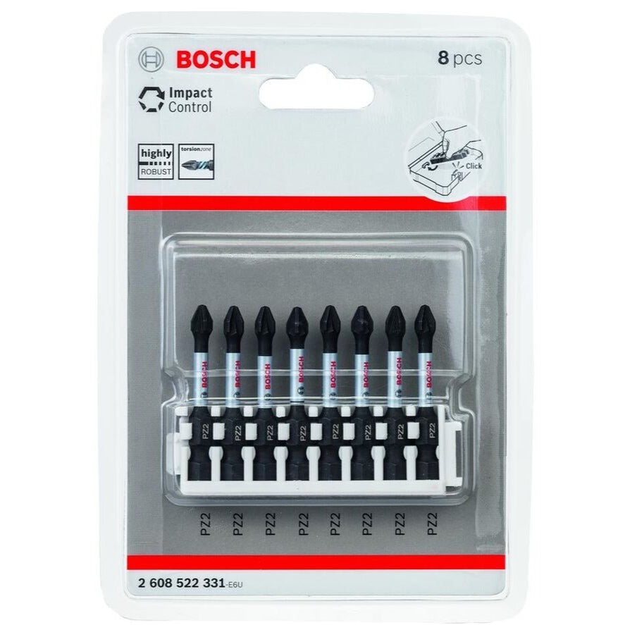 Buy Bosch Professional Screwdriver Set PZ2 x 8 x 50mm 2608522331 from Power Tool Services - Image 1 | Best Price