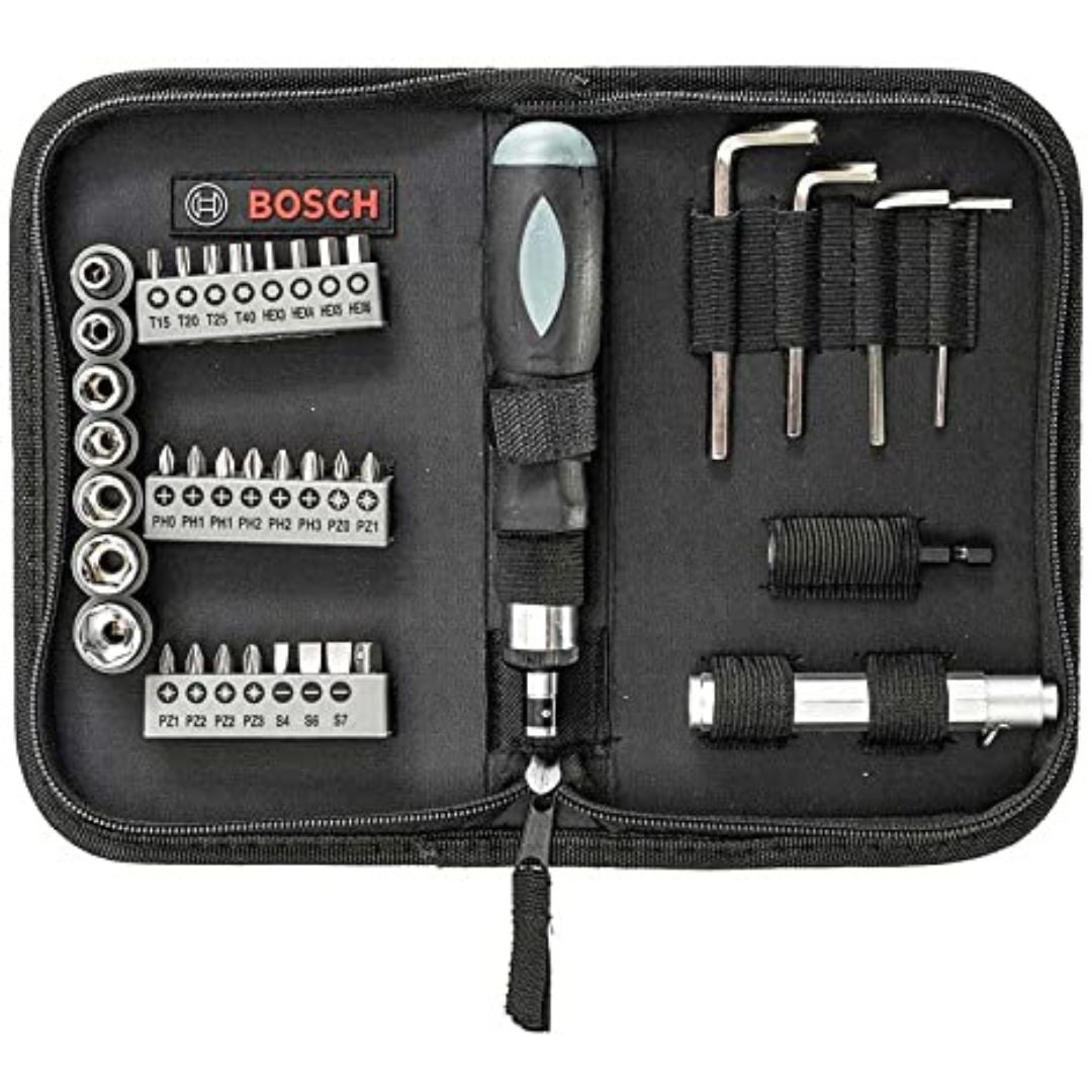 Buy Bosch Promoline Mixed Set 38 Pc 2607017511 from Power Tool Services - Image 1 | Best Price