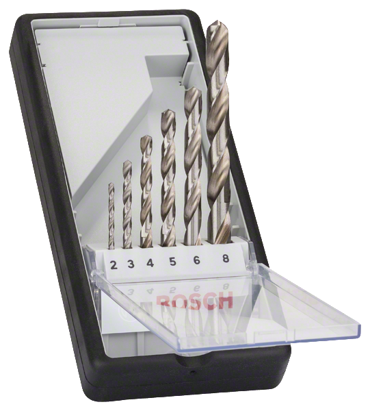 Buy Bosch Robust-Line HSS Drill Bit Set 6 pc 2607010529 from Power Tool Services - Image 2 | Best Price
