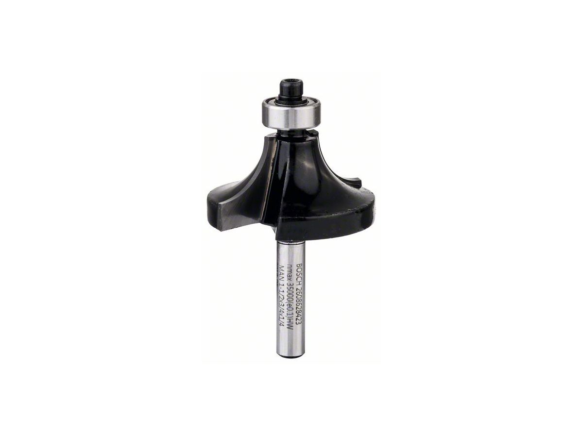 Buy Bosch Rounding over bit, 1/4" R1 12.7 mm 2608628423 from Power Tool Services - Image 2 | Best Price
