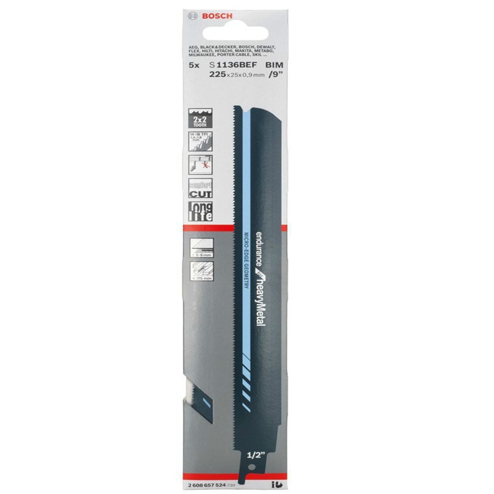 Bosch Sabre Saw Blades S 1127 BEF 2608657524