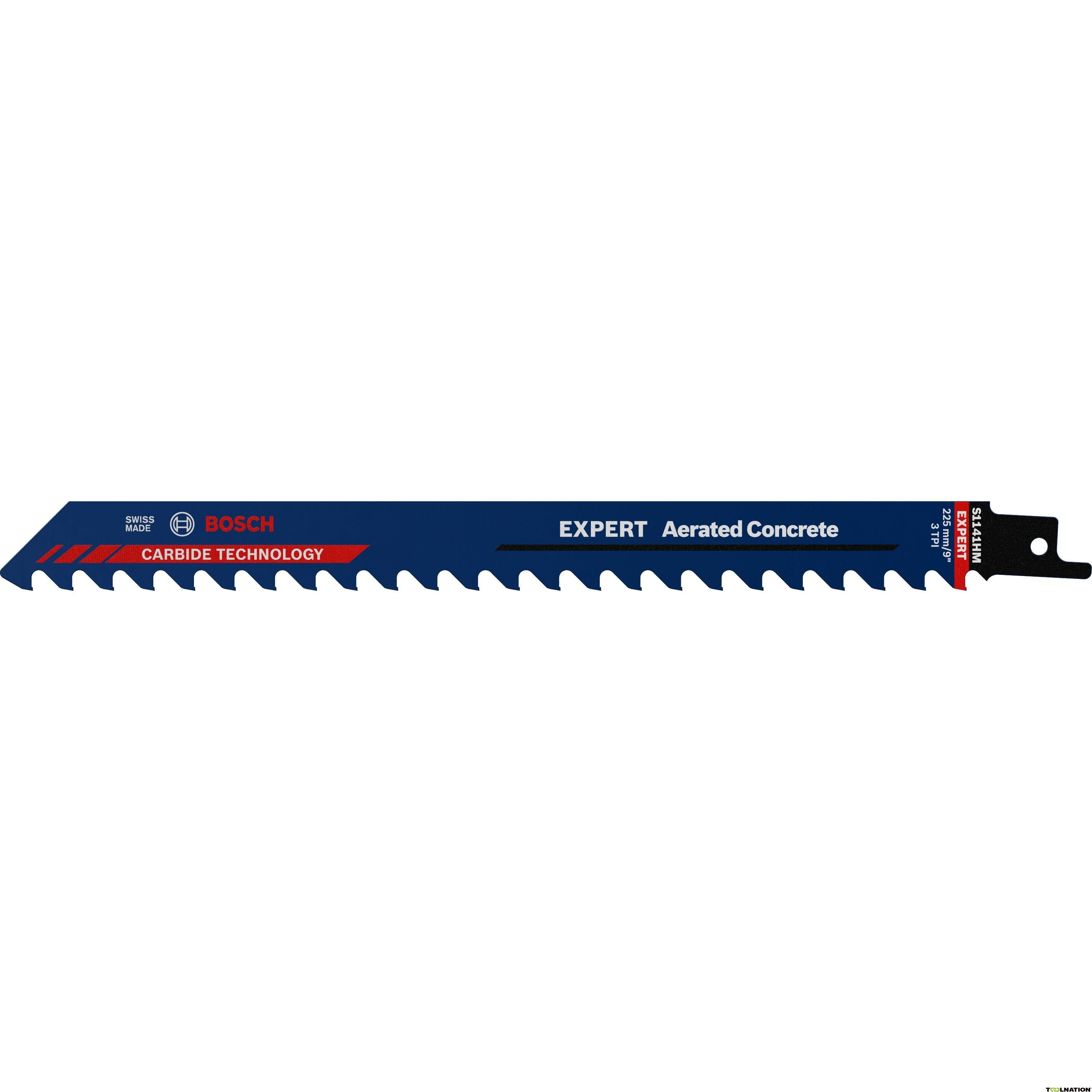 Bosch Sabre Saw Blades S 1141 HM Endurance for Aerated Concrete, 2 pc 2608900408 Power Tool Services