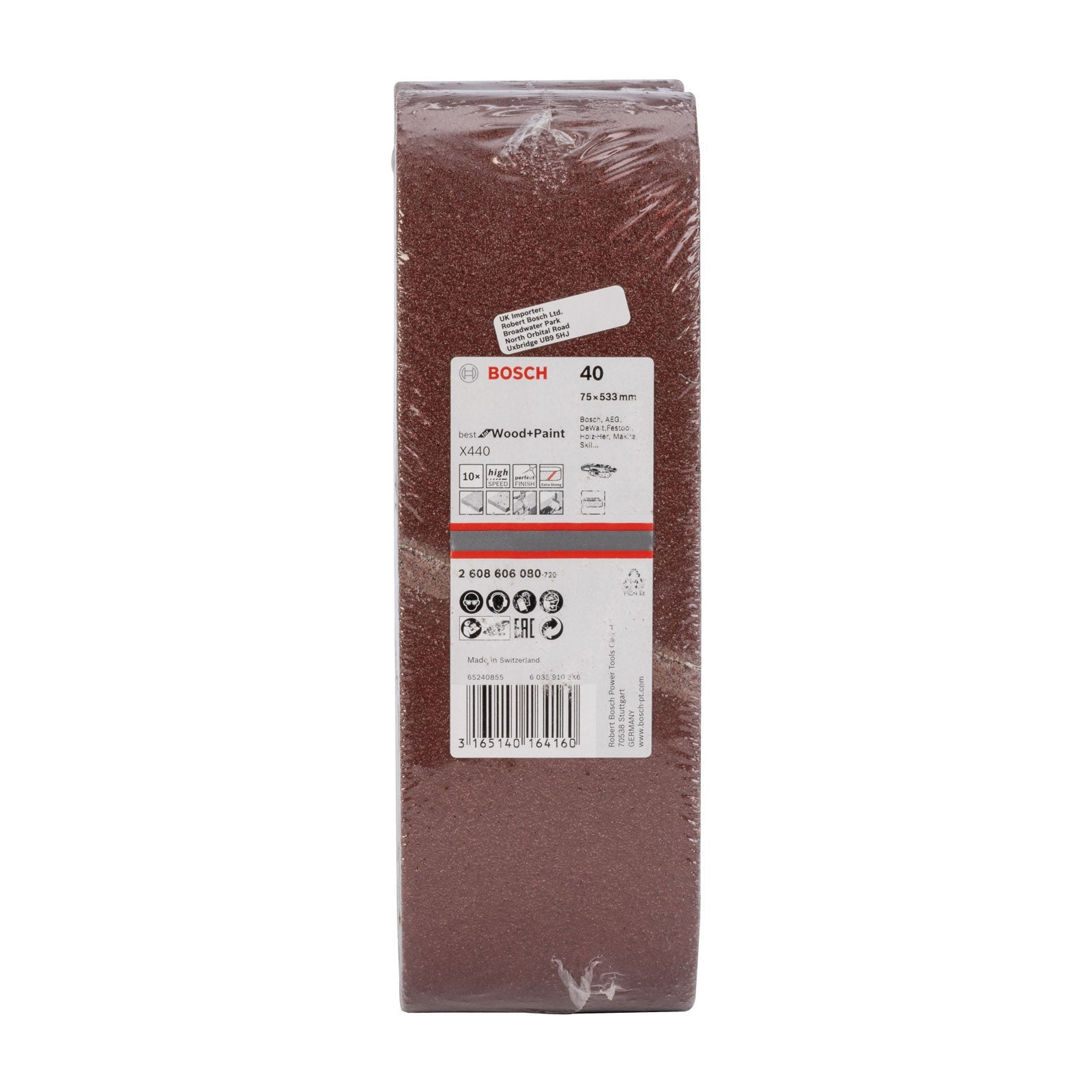 Bosch Sanding belt Best for Wood 75 x 533 mm ( Select Grit ) Power Tool Services