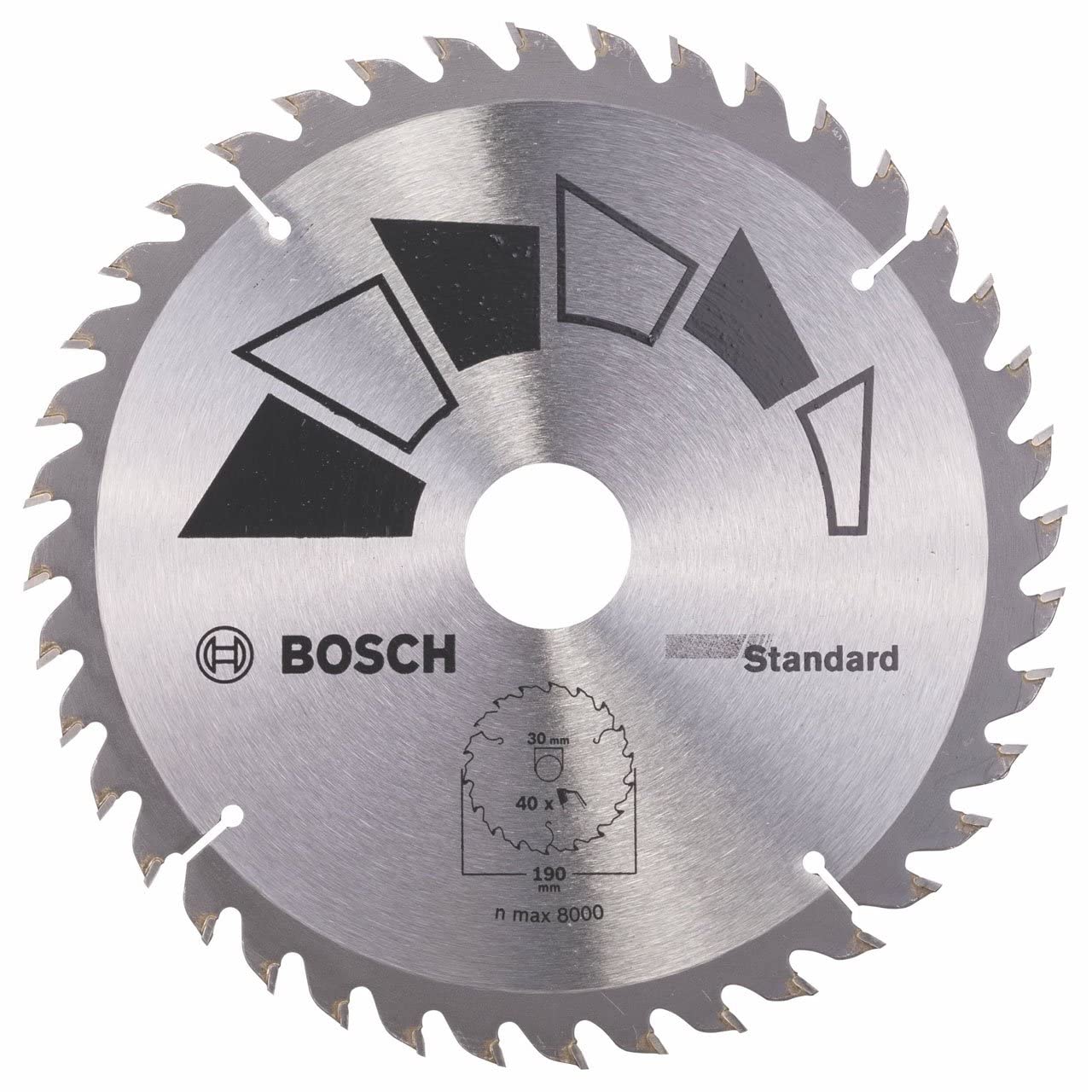 Bosch Standard Circular Saw Blade 190 x 30/24, 40 2609256821 Power Tool Services