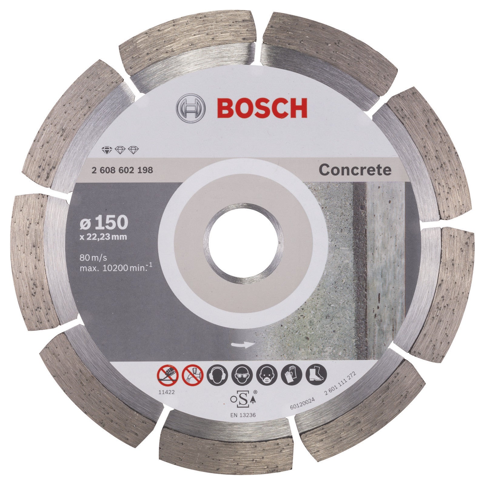 Bosch Standard for Concrete 150 x 22,23 x 2,0 segmented 2608602198 Power Tool Services