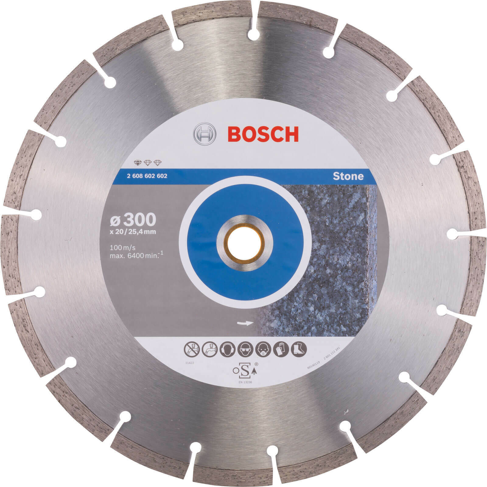 Bosch Standard for Stone 300 x 20,00+25,40 x 3,1 segmented 2608602602 Power Tool Services