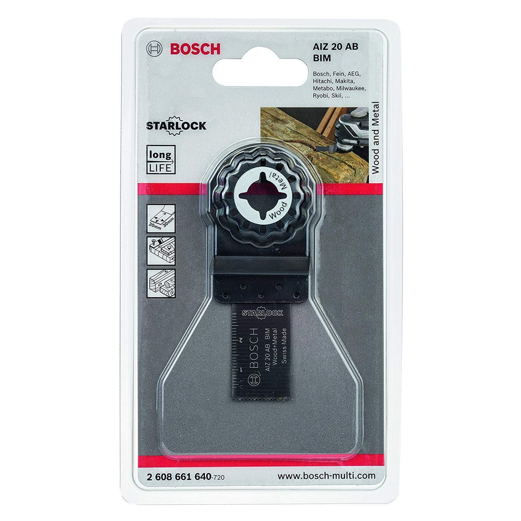 Buy Bosch Starlock AIZ 20 AB BIM Plunge Cutting Saw Blade 2608661640 from Power Tool Services - Image 1 | Best Price