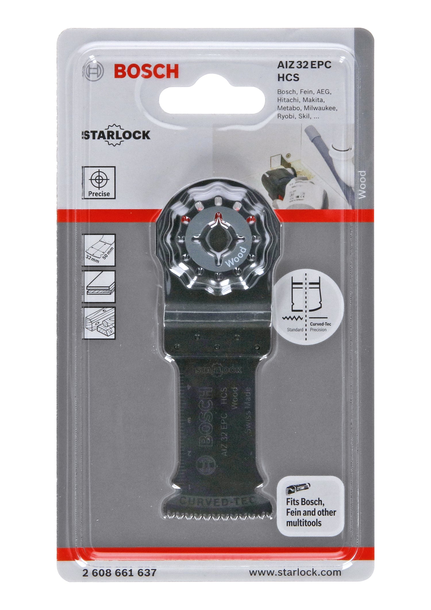 Buy Bosch Starlock AIZ 32 EPC Multi Tool Blade 2608661637 from Power Tool Services - Image 1 | Best Price