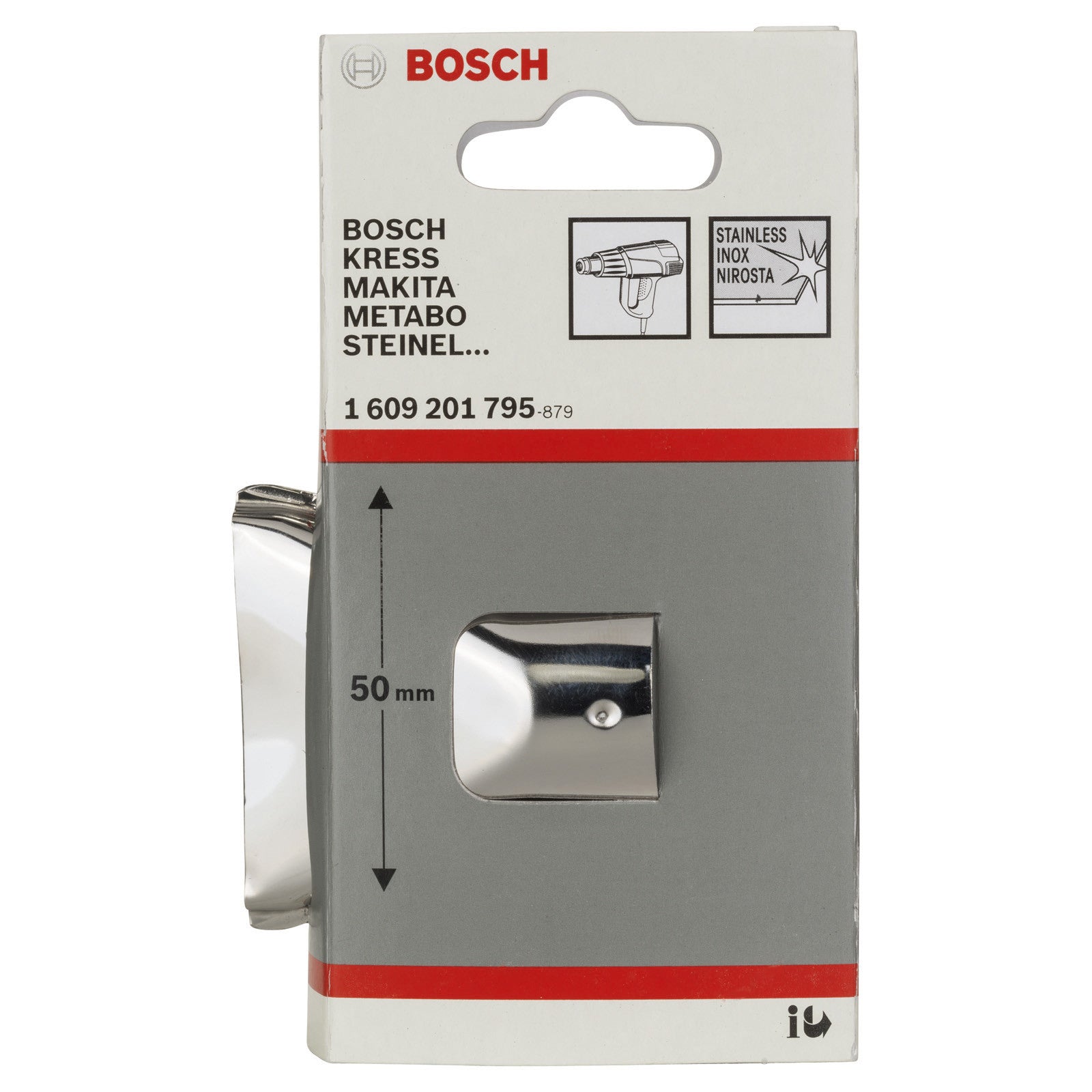 Bosch Wide hot air gun nozzle 50 mm 1609201795
