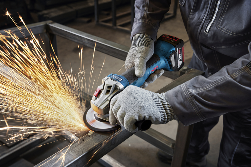 Bosch Professional Cordless Angle Grinder GWS 18V-8 06019N9000 7 - Power Tool Services