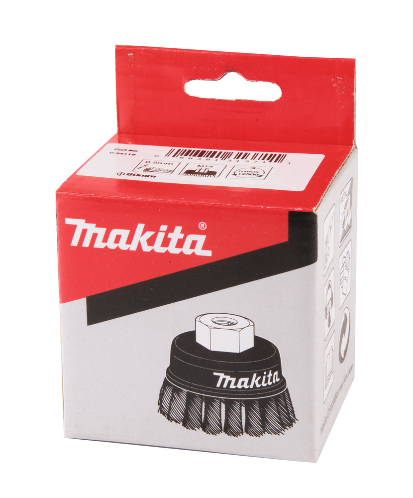 Makita | Cup brush 0,5 x 60 mm, M14 | D-24119 3