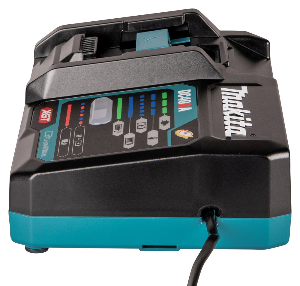 Makita 40V XGT Single Port Rapid Charger DC40RA 4 - Power Tool Services