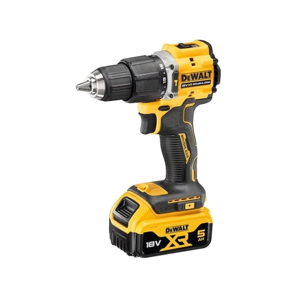 Dewalt 18V XR Brushless Hammer Drill Driver DCD100P2T 2 - Power Tool Services