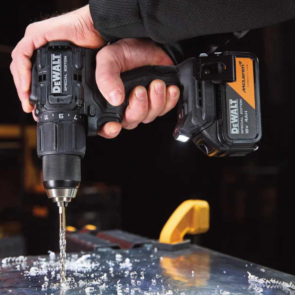 Dewalt McLaren 18V XR Brushless Hammer Drill Driver DCD86MM1T 9 - Power Tool Services