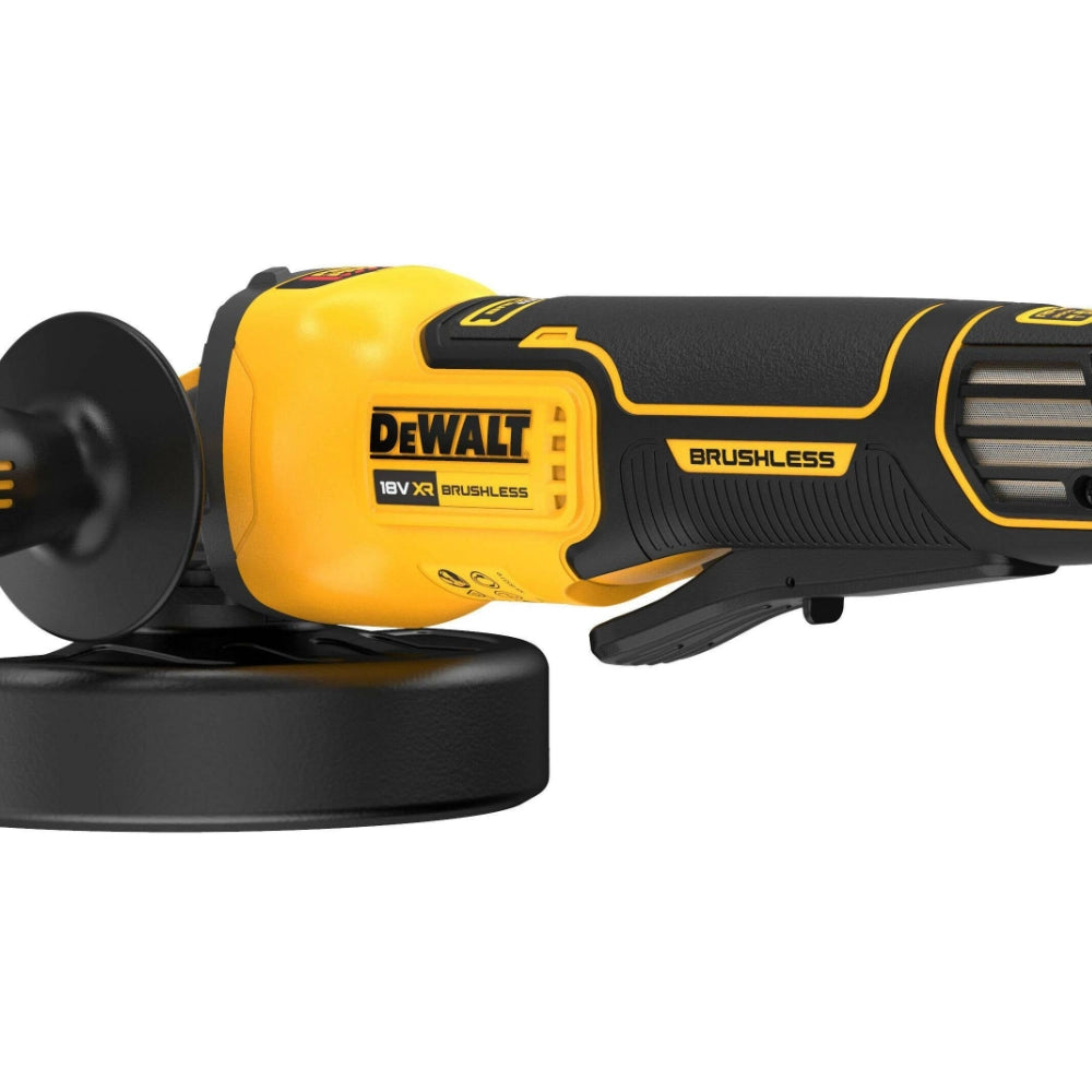 Dewalt 18V Brushless Angle Grinder with Paddle Switch DCG413N 3 - Power Tool Services