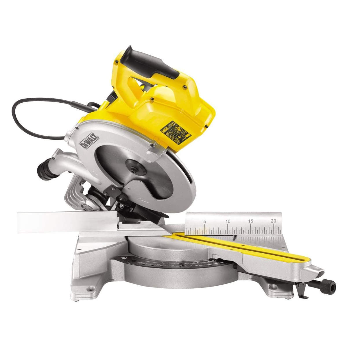 Buy DEWALT Sliding Mitre Saw 250mm with XPS DWS778 from Power Tool Services - Image 3 | Best Price