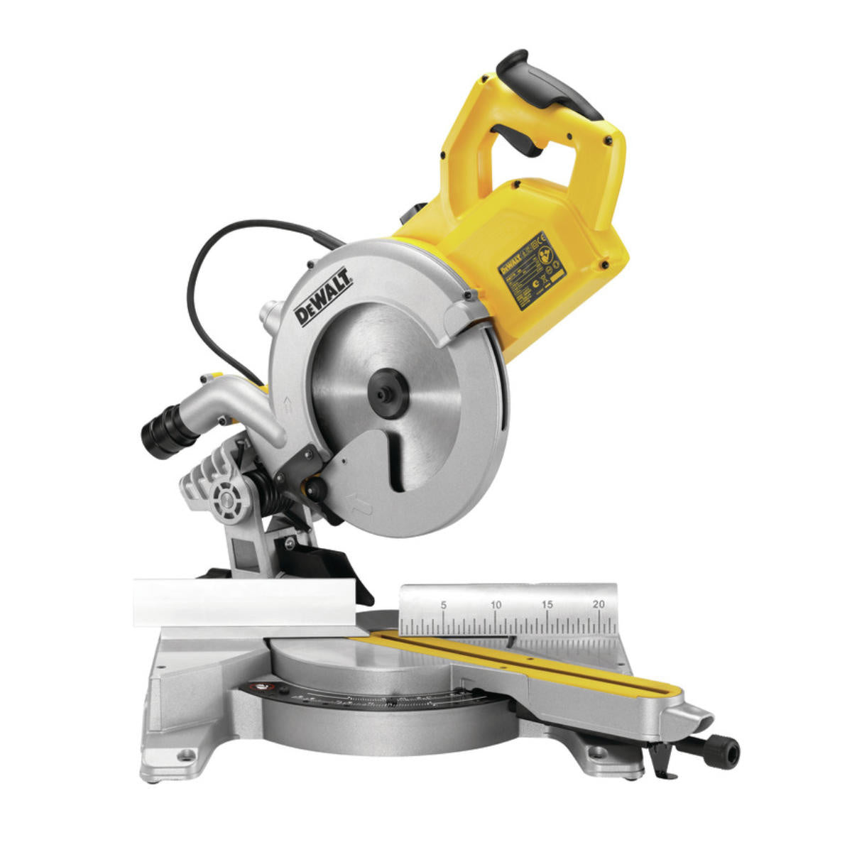 Buy DEWALT Sliding Mitre Saw 250mm with XPS DWS778 from Power Tool Services - Image 1 | Best Price