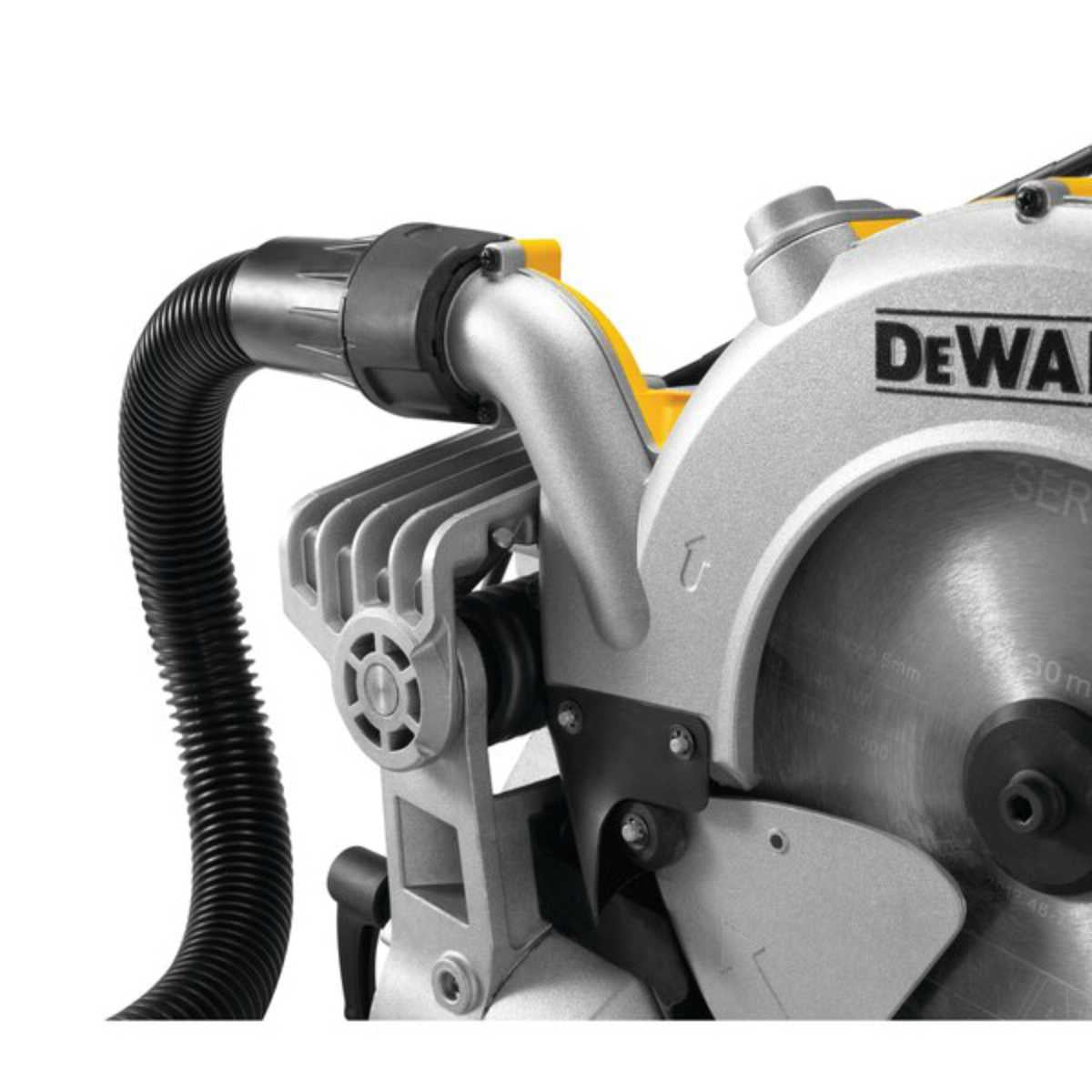 Buy DEWALT Sliding Mitre Saw 250mm with XPS DWS778 from Power Tool Services - Image 11 | Best Price