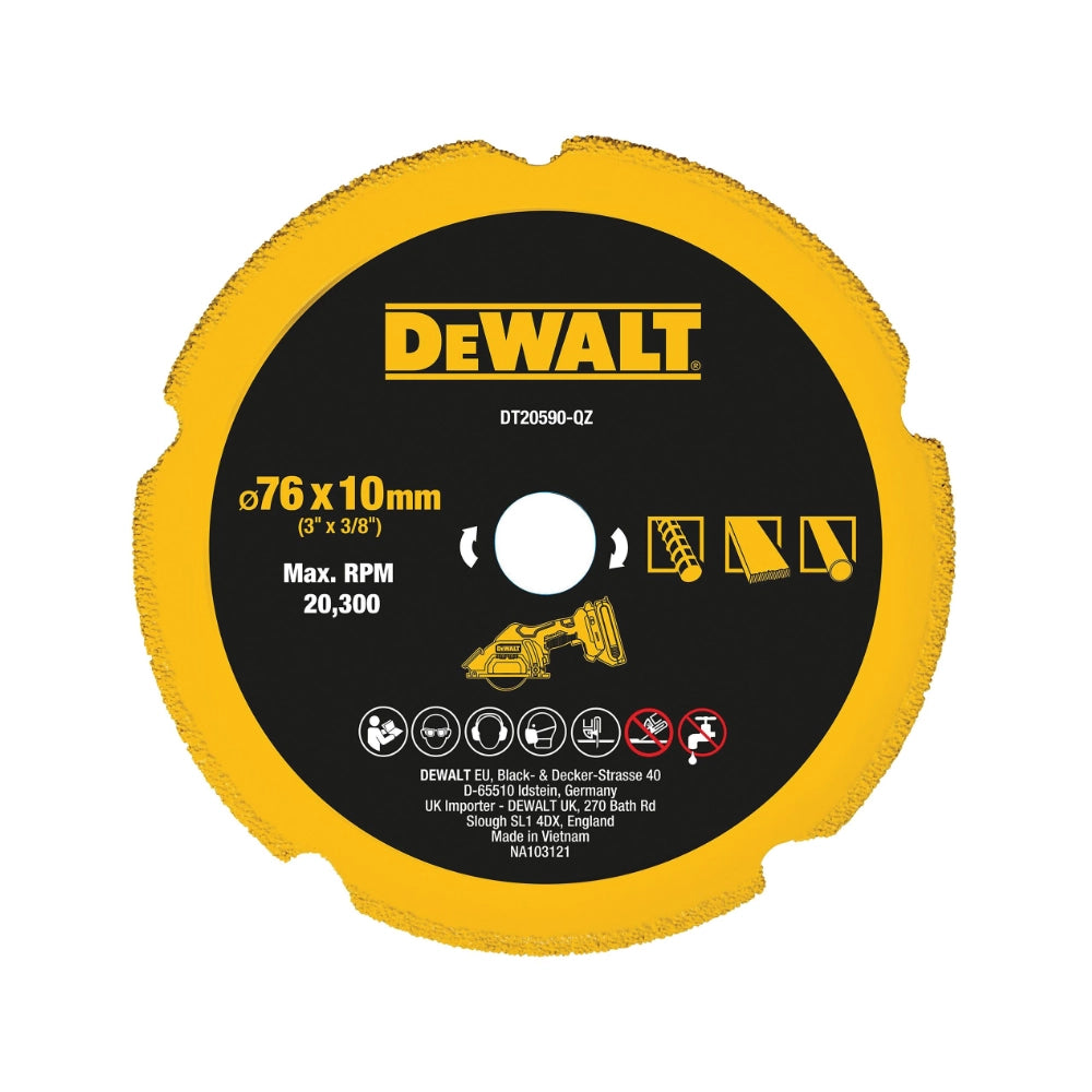 Dewalt Diamond Blade 76mm for DCS438 DT20590 - Power Tool Services
