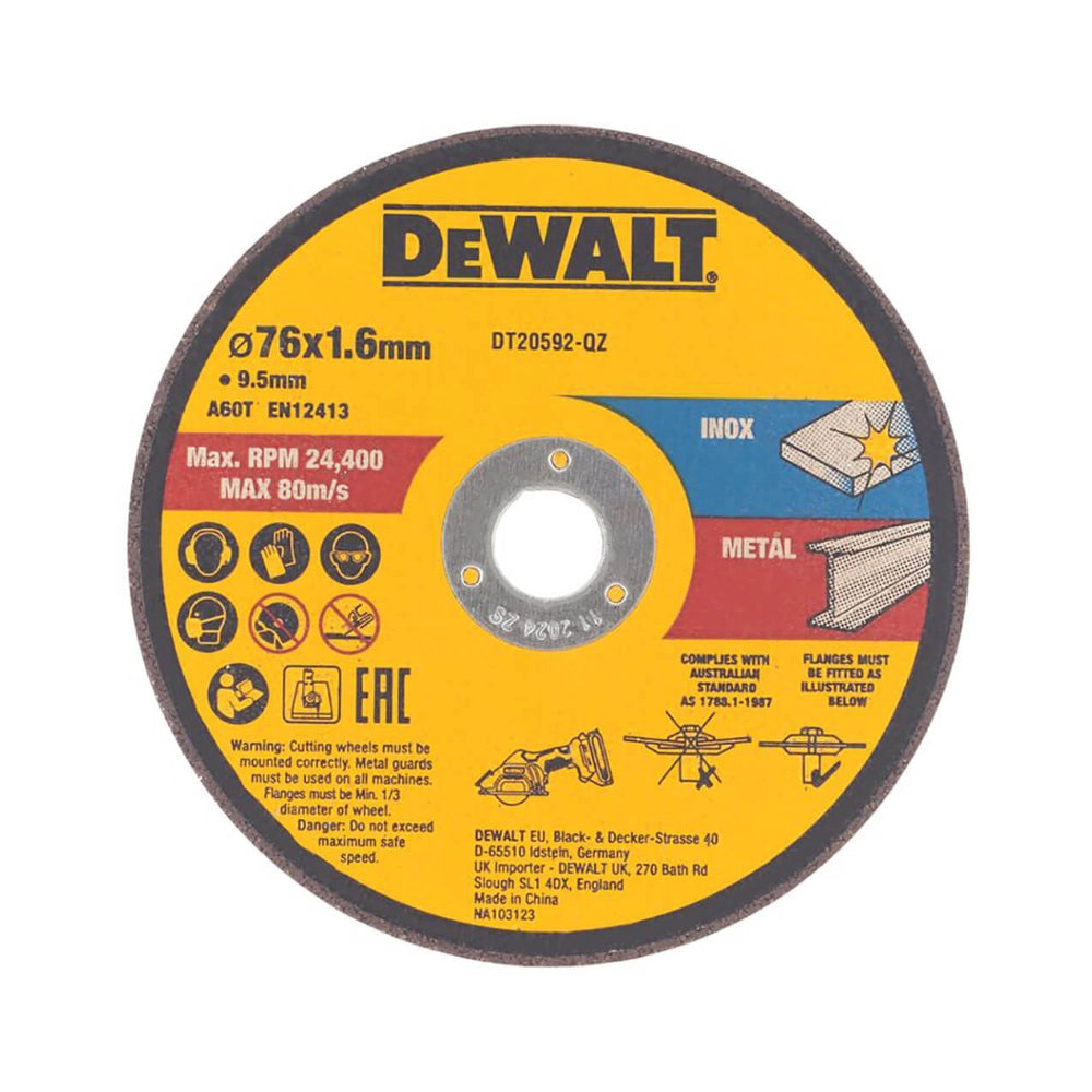 Dewalt Abrasive Disc 76mm for DCS438 DT20592 2 - Power Tool Services