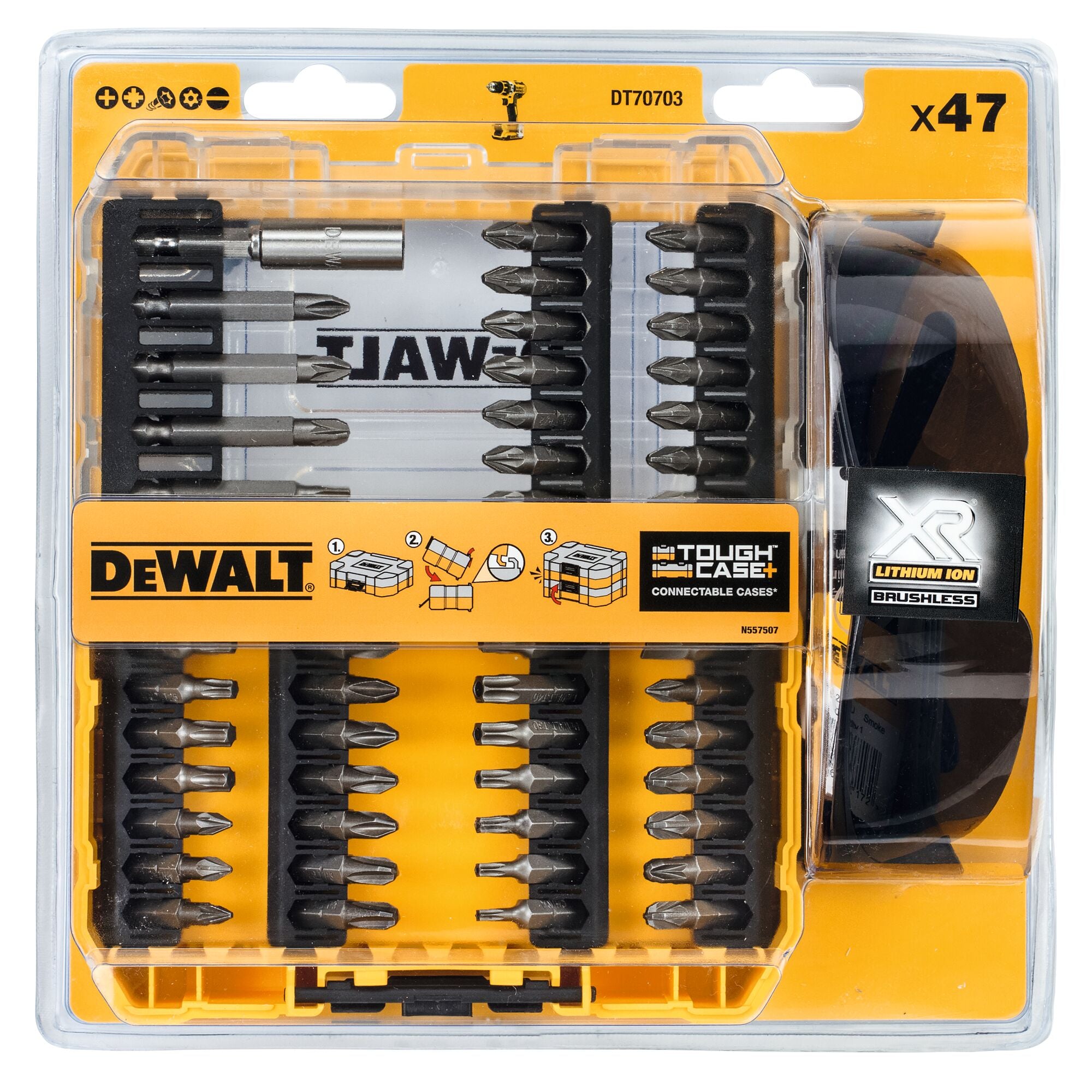 Dewalt 47 Piece Drill Drive Set DT70703-QZ 1 - Power Tool Services