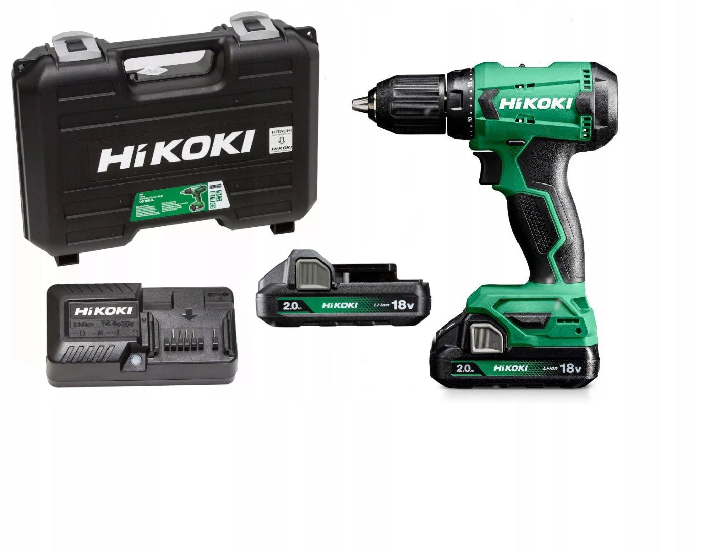 HiKoki 18V Cordless Impact Drill Set DV18DAWCZ 1 - Power Tool Services