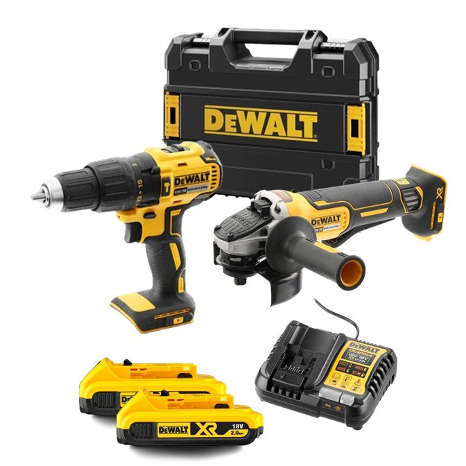 Dewalt 18v Cordless hammer Drill & Grinder Combo DWCOMBO17