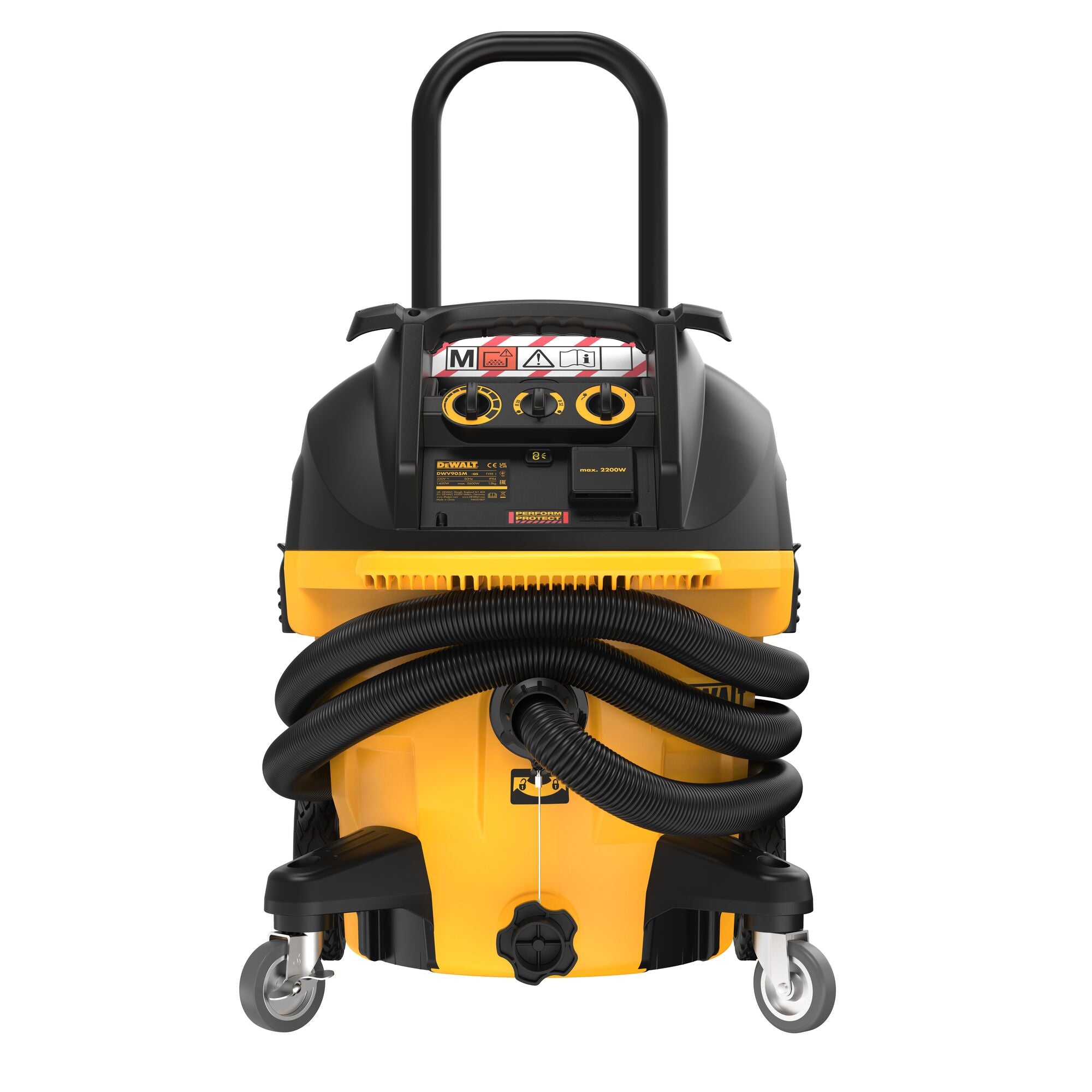 Dewalt 38 L M-Class Wet/Dry Dust Extractor DWV905M-QS 2 - Power Tool Services