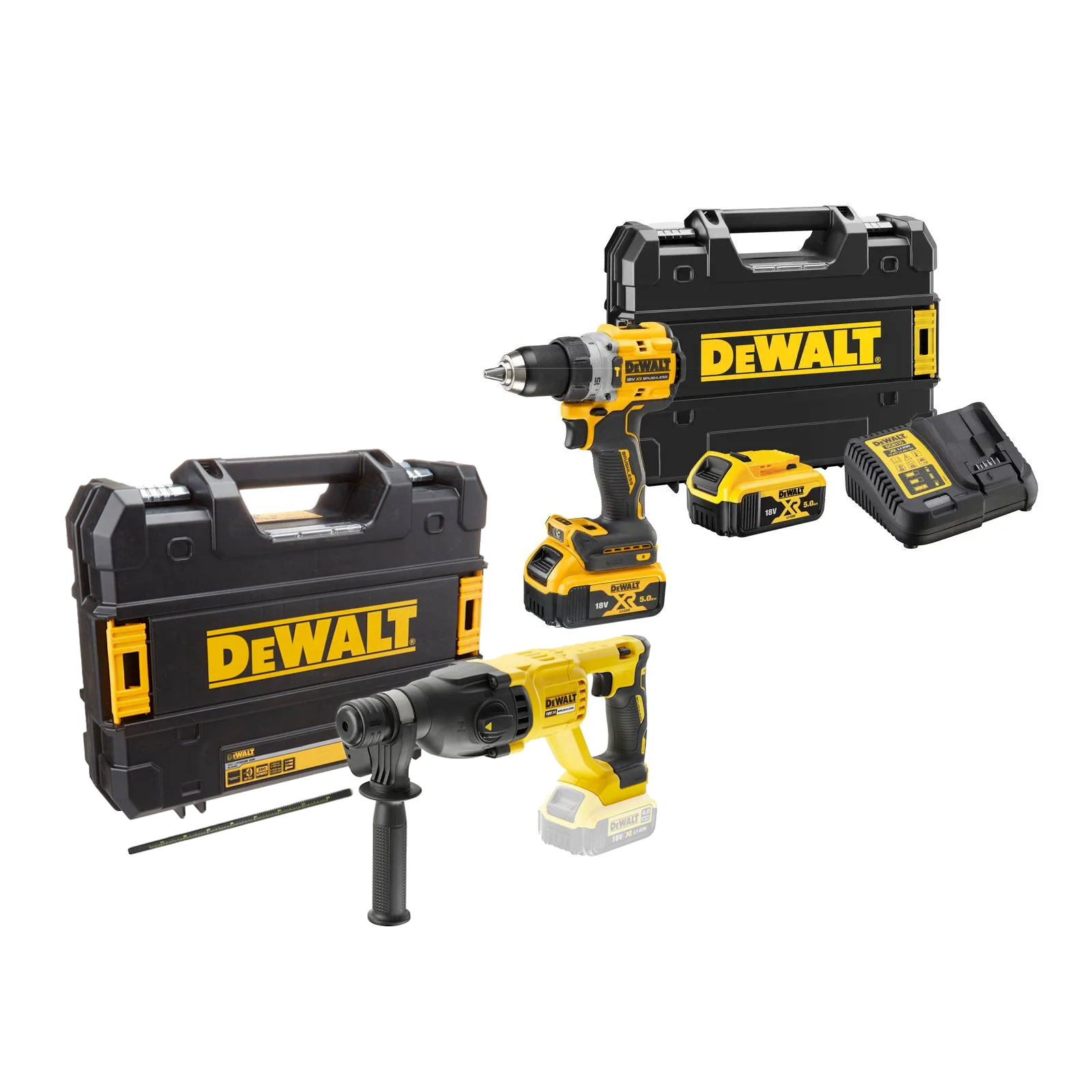 DeWalt 18V Drill & SDS Drill Combo DWCOMBO86