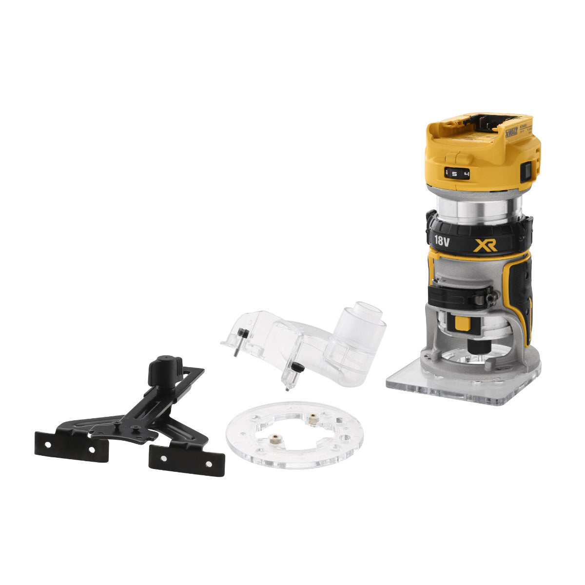 Buy Dewalt 18V Brushless 6.35mm (1/4") Router DCW600N from Power Tool Services - Image 2 | Best Price