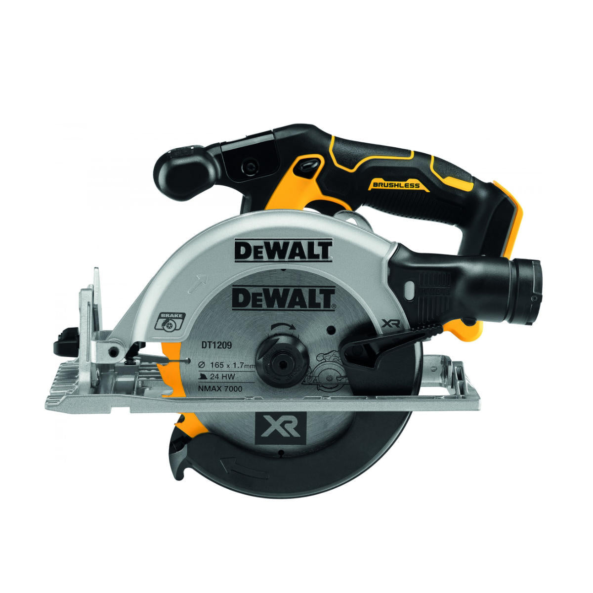 Buy Dewalt 18V Brushless Circular Saw 165mm DCS565NT from Power Tool Services - Image 3 | Best Price