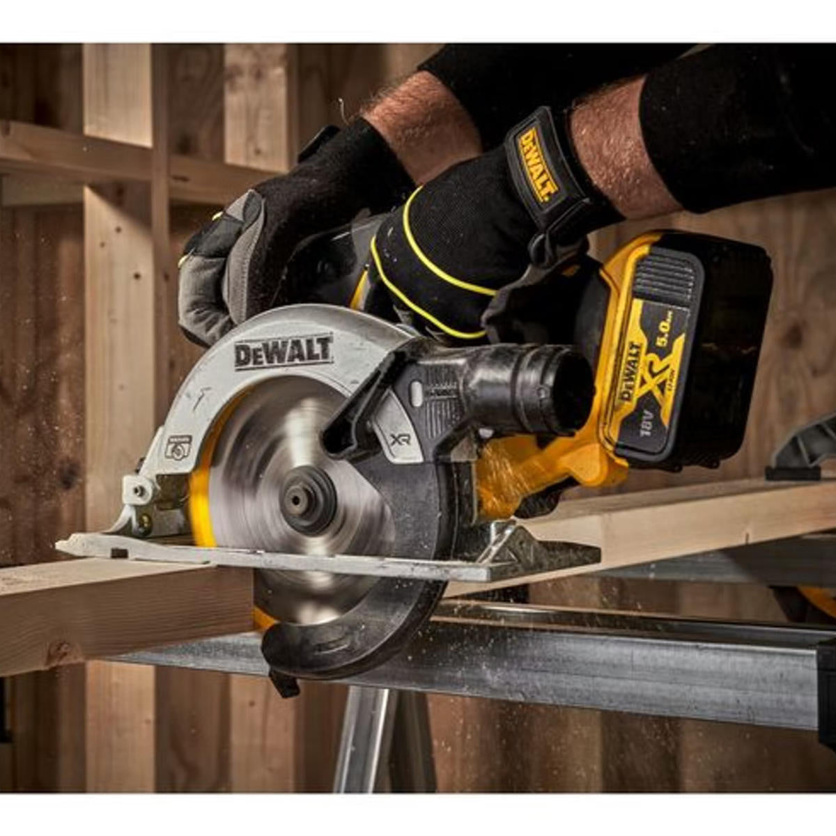 Buy Dewalt 18V Brushless Circular Saw 165mm DCS565NT from Power Tool Services - Image 6 | Best Price