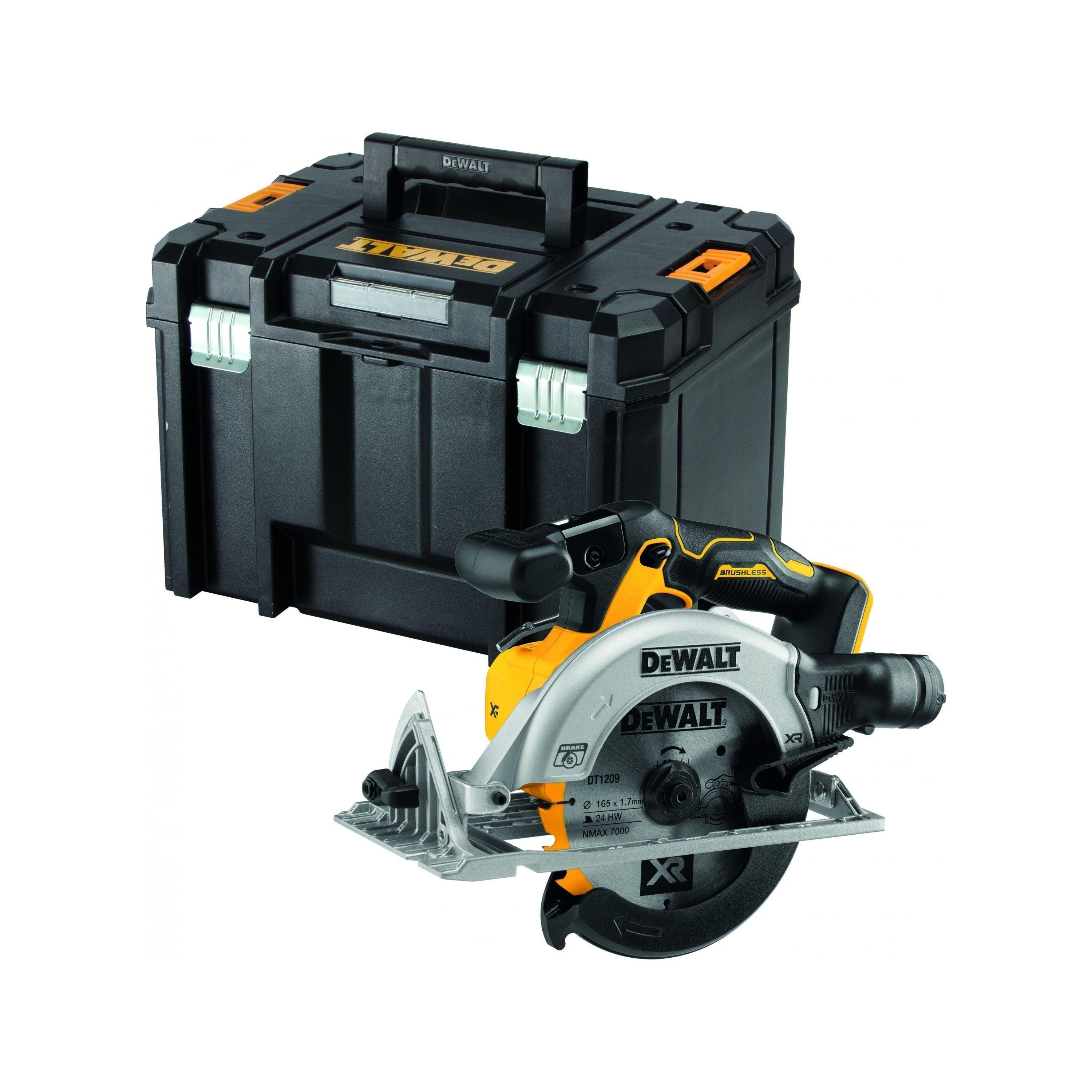 Buy Dewalt 18V Brushless Circular Saw 165mm DCS565NT from Power Tool Services - Image 1 | Best Price