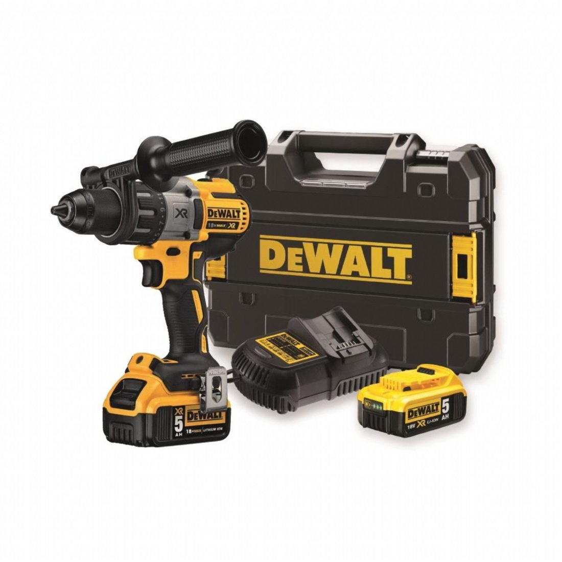 Buy Dewalt 18V Brushless Hammer Drill Kit 5.0ah DCD996P2-ZA from Power Tool Services - Image 1 | Best Price