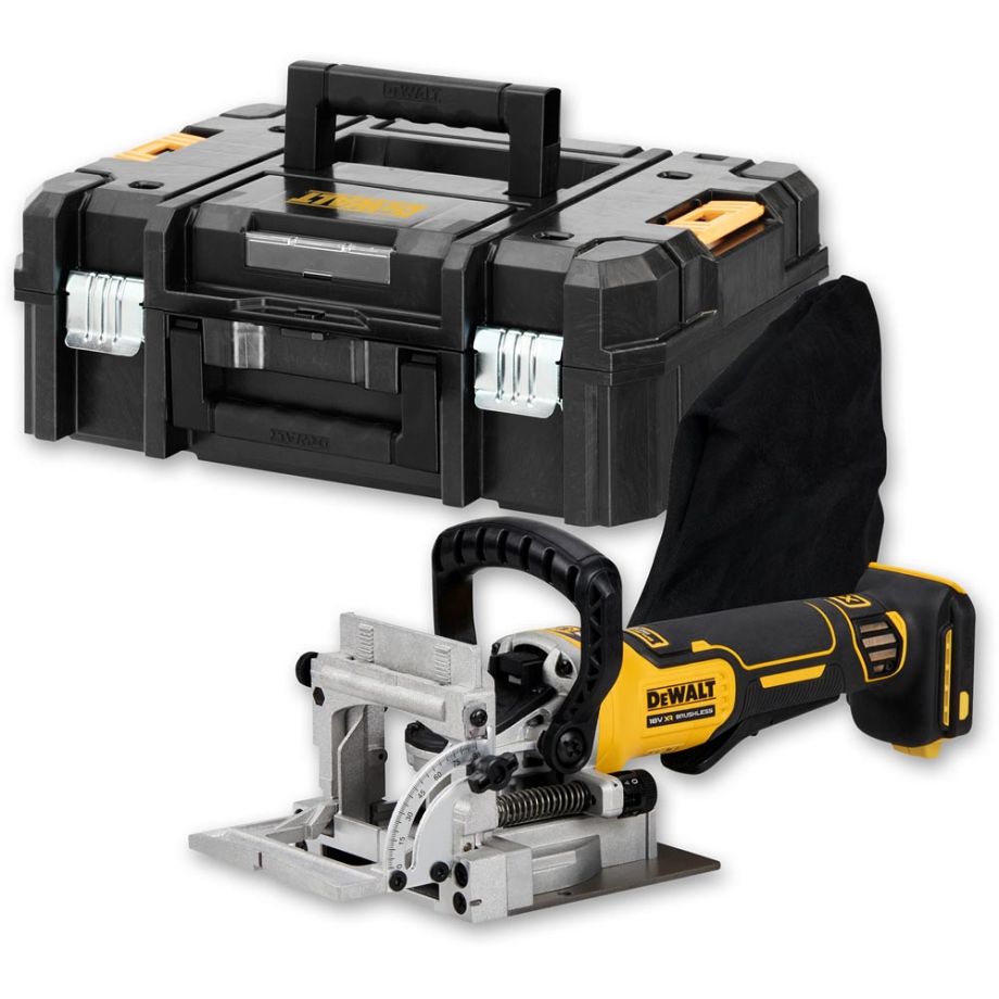 Buy Dewalt 18V Cordless Biscuit Jointer DCW682NT from Power Tool Services - Image 1 | Best Price