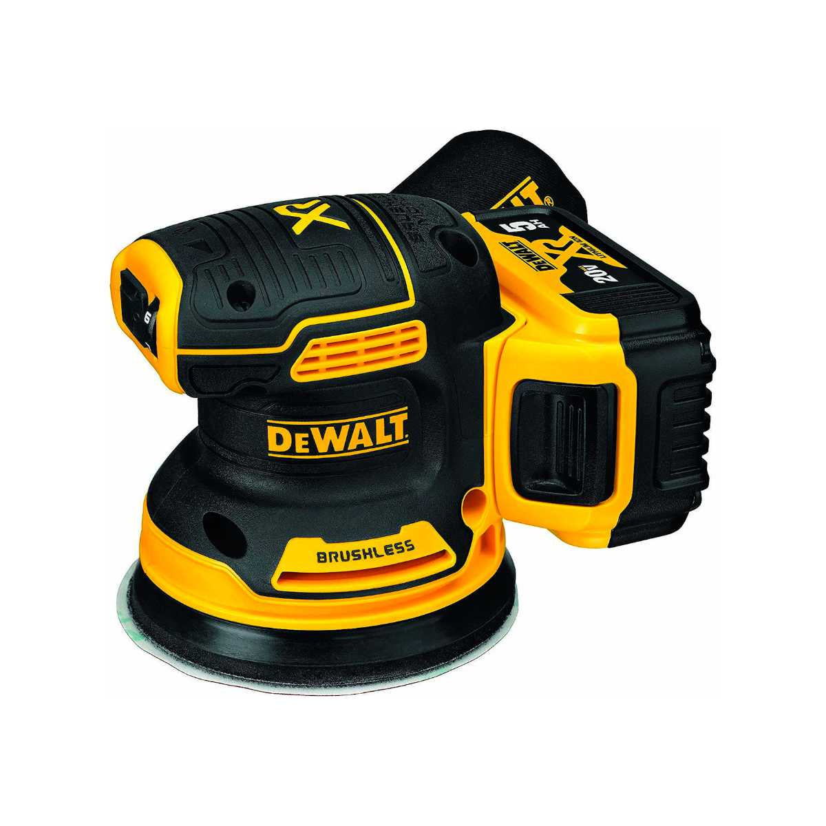 Buy Dewalt 18V Cordless Brushless 125mm Orbital Sander DCW210NT from Power Tool Services - Image 3 | Best Price