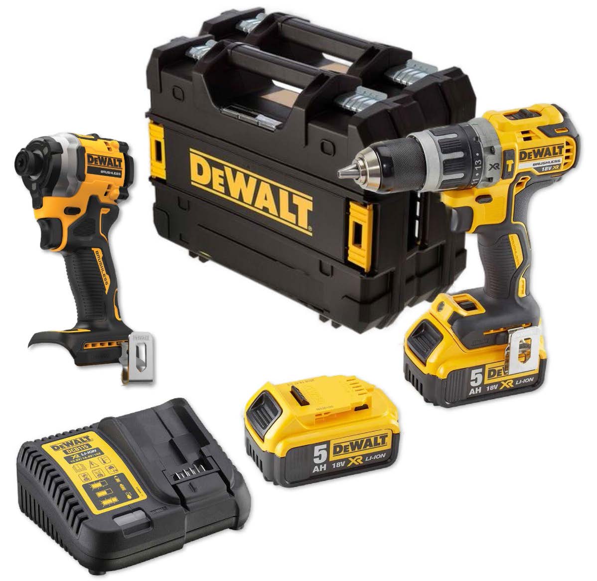 Dewalt 18V Drill Impact Driver Combo DWCOMBO27