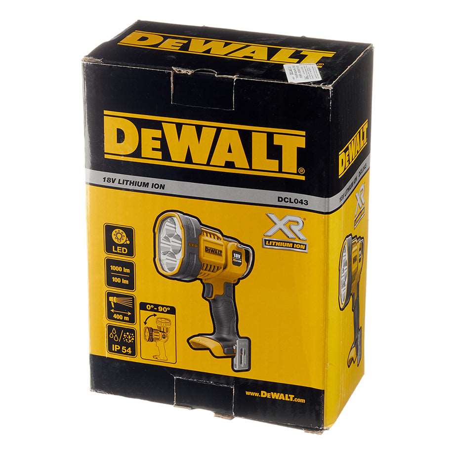 Buy Dewalt 18V LED Spot Light DCL043 from Power Tool Services - Image 3 | Best Price