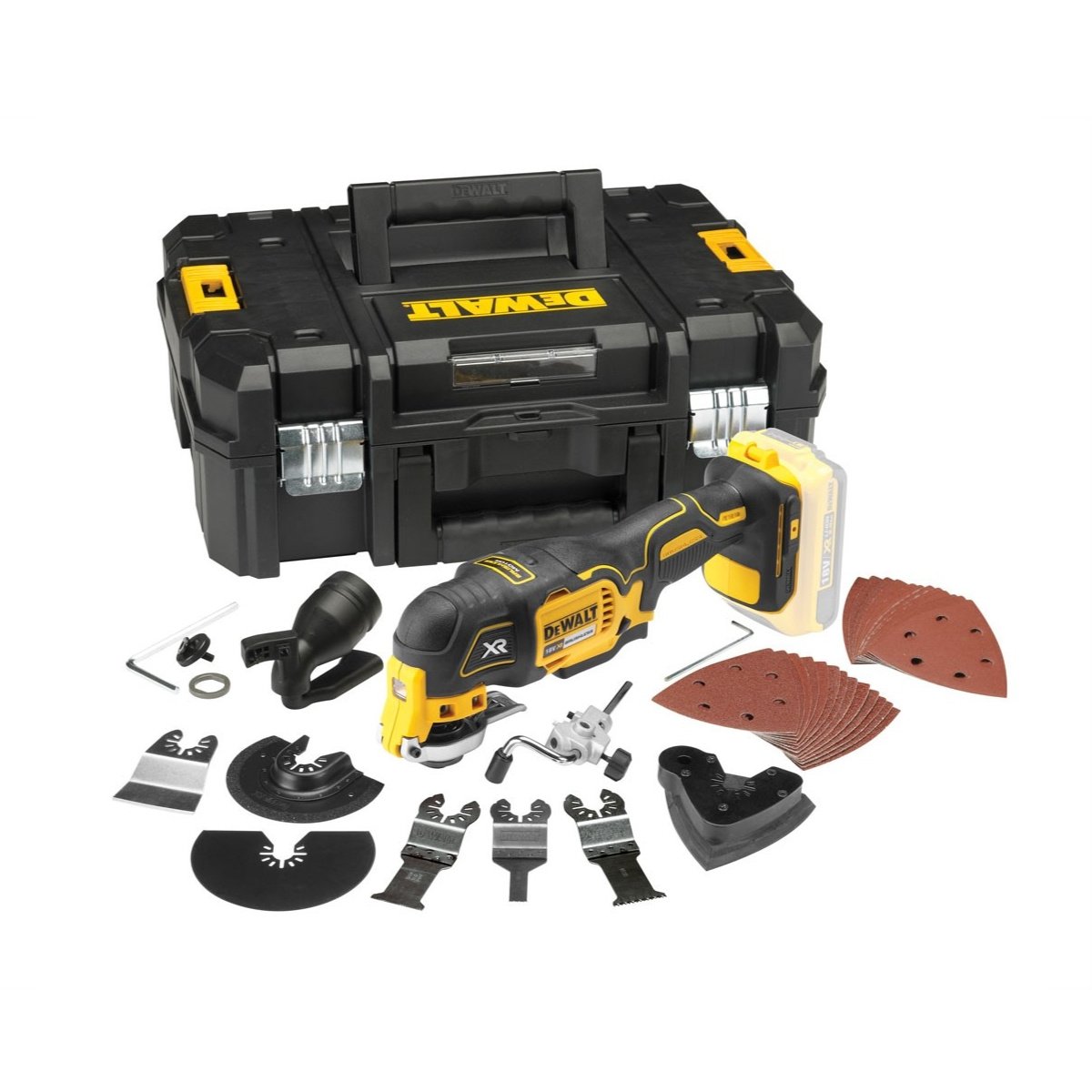 Buy Dewalt 18V Xr Brushless Multi Tool Bare +29 Acc DCS355NT from Power Tool Services - Image 1 | Best Price