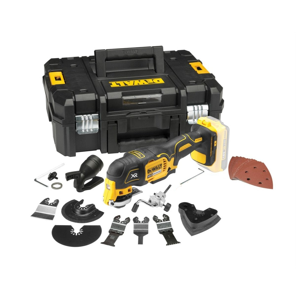 Buy Dewalt 18V Xr Brushless Multi Tool Bare +29 Acc DCS355NT from Power Tool Services - Image 1 | Best Price