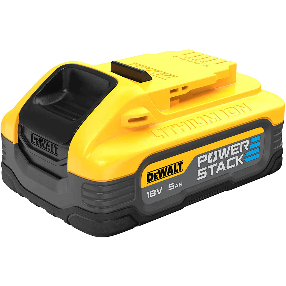 Buy Dewalt 18v XR PowerStack 5.0 Ah Compact Battery DCBP518-XJ from Power Tool Services - Image 1 | Best Price