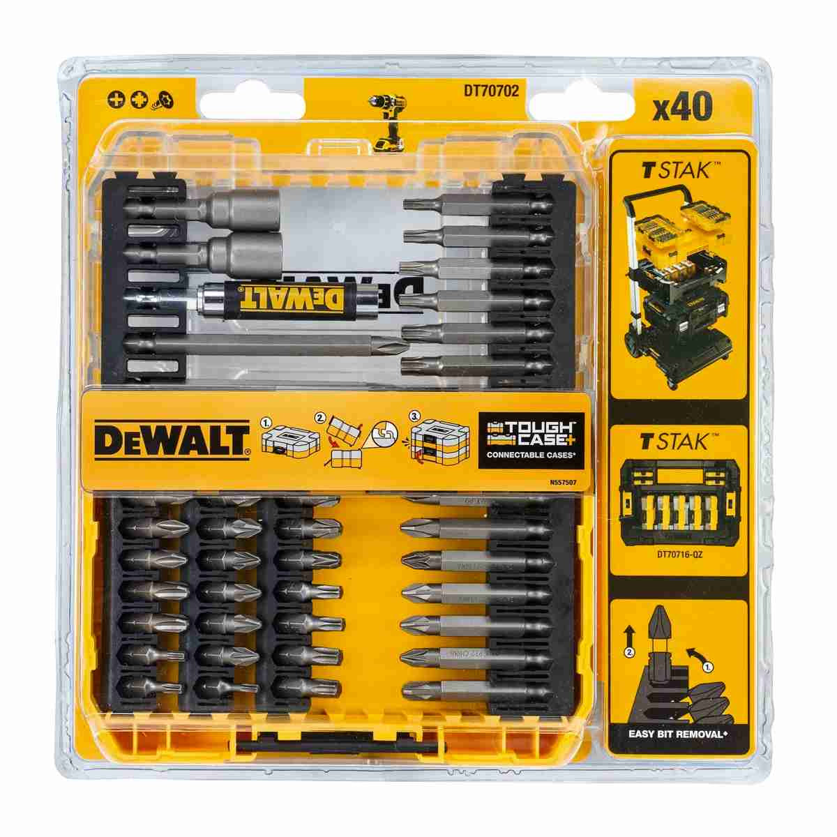 DEWALT Impact Ready Right Angle Drill Attachment & FlexTorq 26-Piece 1/4-in  x Set Impact Driver Bit Set